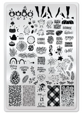 Autumn Mood - Uber Chic Stamping Plate