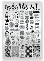 Autumn Mood - Uber Chic Stamping Plate