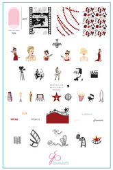 In the Spotlight (CjSLC-74) - Clear Jelly Stamping Plate