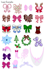 Coquette Christmas - Uber Chic Stamping Plate