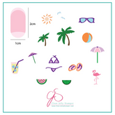 Summer Fun (CjS-16) - CJS Small Stamping Plate