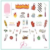 Get to Grillin' (CjS-319) - CJS Medium Stamping Plate