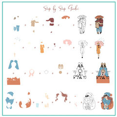 Walking in the Rain (CjS-321) - CJS Medium Stamping Plate