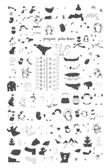 Ice Cap Adventures (CjS-330) - Clear Jelly Stamping Plate