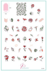 Artsy Line Art (CJS-334) - Clear Jelly Stamping Plate