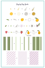 Cabana Stripes (CjS-388) - Clear Jelly Stamping Plate