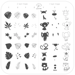 Jungle "Beginner Edition"  (CjS-B-TWO) -  CJS Medium Stamping Plate