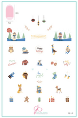 Frosty Fun & Cozy Cocoa (CjSC-89) - Clear Jelly Stamping Plate