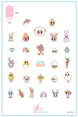 Easter Groovin' (CjSH-107) - Clear Jelly Stamping Plate