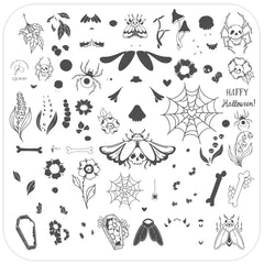 Goth Moth (CjSH-91) - CJS Medium Stamping Plate