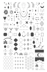 Enchanted Gems (CJSLC-101) - Clear Jelly Stamping Plate