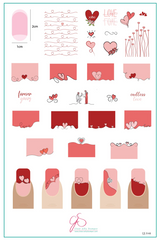 Forever Yours (CjSV-44) - Clear Jelly Stamping Plate