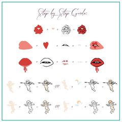 Oh Darling (CjSV-49) - Clear Jelly Stamping Plate