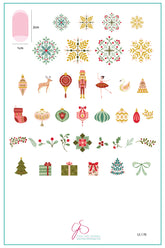 Sugarplum Express (CjSC-98) - Clear Jelly Stamping Plate