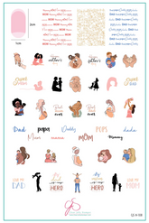 Mom and Dad's Day (CjSH-108) - Clear Jelly Stamping Plate