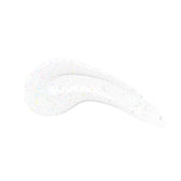en Vogue Lac It! Draco mix of silver and holographic microglitters in clear base UV/LED gel nail polish for professional nails and extensions swatch