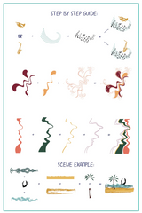 Fantasia (CjS-316) - Clear Jelly Stamping Plate