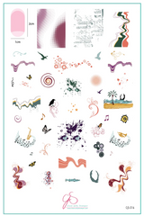 Fantasia (CjS-316) - Clear Jelly Stamping Plate