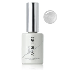 Akzentz Gel Play Glass Series MAGNETIC CLEAR SILVER - 10ml Bottle