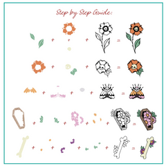 Goth Moth (CjSH-91) - CJS Medium Stamping Plate