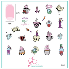 Abracadabra (CjSH-93) - CJS Medium Stamping Plate