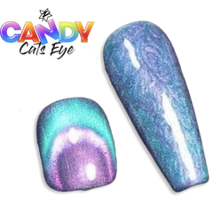 Rainbow Puff Candy Cats Eye Gel Polish