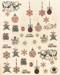 Pasties - Christmas Red Metallic 022