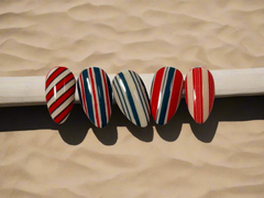 Cabana Stripes (CjS-388) - Clear Jelly Stamping Plate