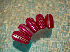 Cabana Stripes (CjS-388) - Clear Jelly Stamping Plate