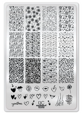 Insatiable Valentine - Uber Chic Stamping Plate