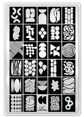 Negative Space - Uber Chic Stamping Plate