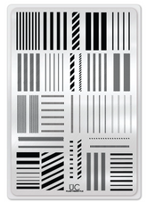 Plaid Freestyle - Uber Chic Stamping Plate