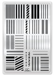 Plaid Freestyle - Uber Chic Stamping Plate