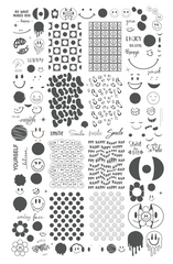 Smile (CjS-325) - Clear Jelly Stamping Plate