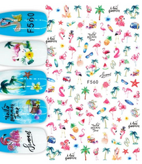 Tropical Holiday F560 - Thin Decals