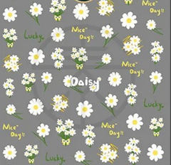 Lucky Daisies - Thin Decals