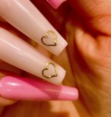 Heart Outlines GOLD 163 - Thin Decals