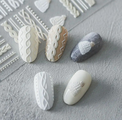 Sweater Designs you can FEEL! #107 Thin Decals