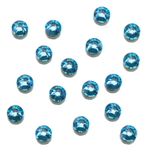 Genuine Crystal Rhinestones - Aquamarine 144ct