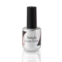 en Vogue simply super shine, high shine hard gel top coat bottle