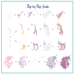 Unique as a Unicorn (CjS-298) - CJS Medium Stamping Plate