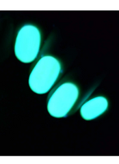 Blue Snowcone Glow In The Dark Gel Polish - Uber Chic 12ml