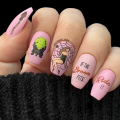 Hallo-Witch (CjSH-92) - CJS Medium Stamping Plate