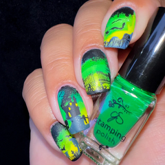 Halloween Silhouettes (CjSH-98) - Clear Jelly Stamping Plate