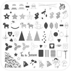 Tis the Season (CjSC-94) - Medium Clear Jelly Stamping Plate