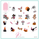Ghoulish Giggles (CjSH-121) - CJS Medium Stamping Plate