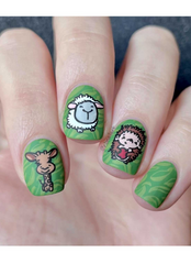 Tiny Little Animals -01 - Uber Chic Stamping Plate