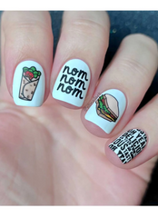 Fast Food - Tasty Series - Uber Chic Stamping Plate