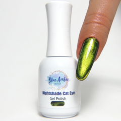 Nightshade Cats Eye Bundle - Blue Amber Gel Polish 15ml Each