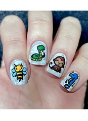 Tiny Little Animals -02 - Uber Chic Stamping Plate